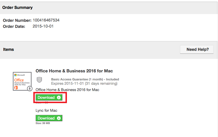 microsoft office for mac home and business 2016 trial download